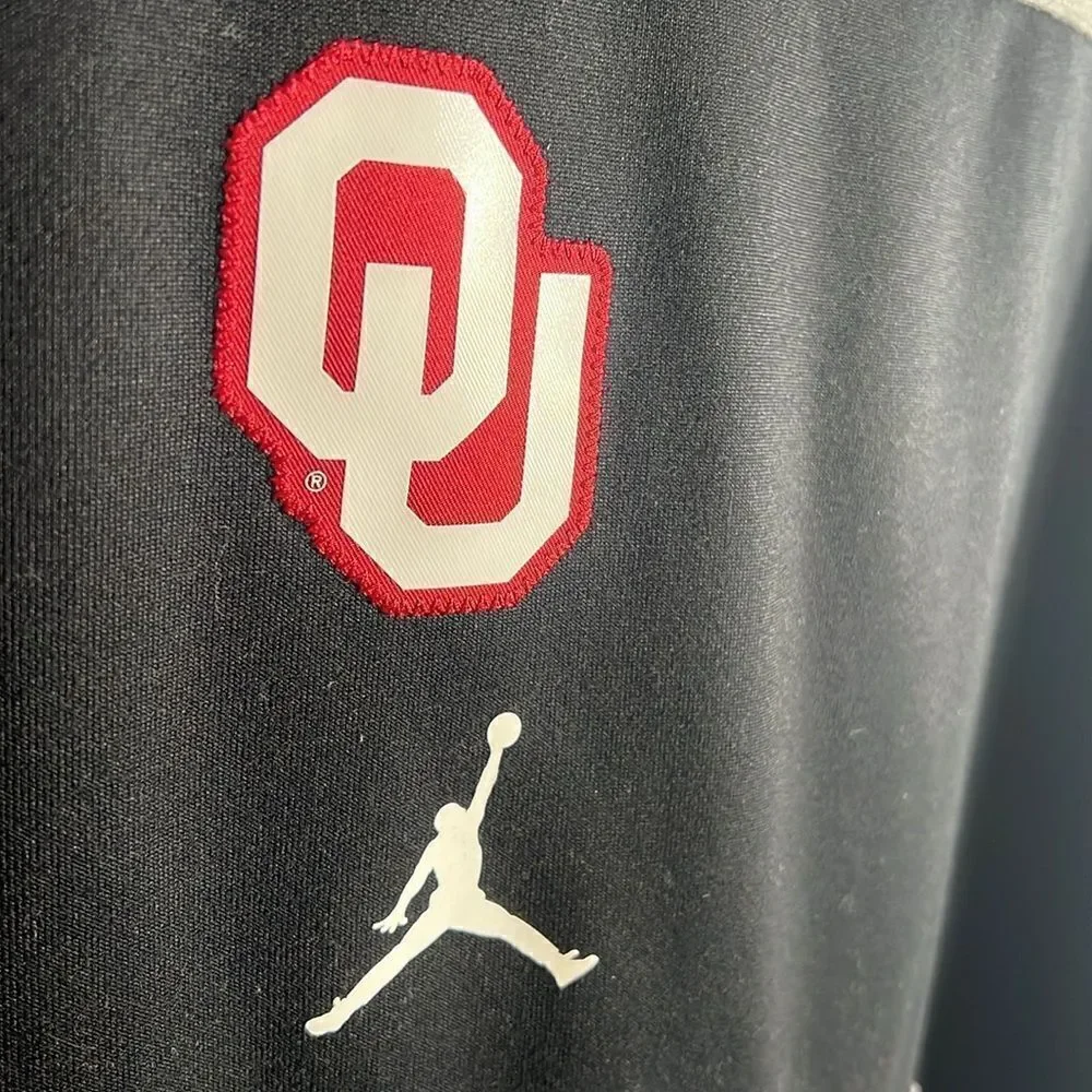 🔥🔥 Vintage OKLAHOMA SOONERS Nike Jordan Brand HOODIE Sweatshirt XL - PERFECT‎